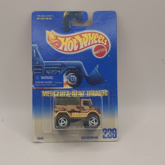 1993 Hot Wheels #239 Mercedes-Benz Unimog NEW - Picture 1 of 5
